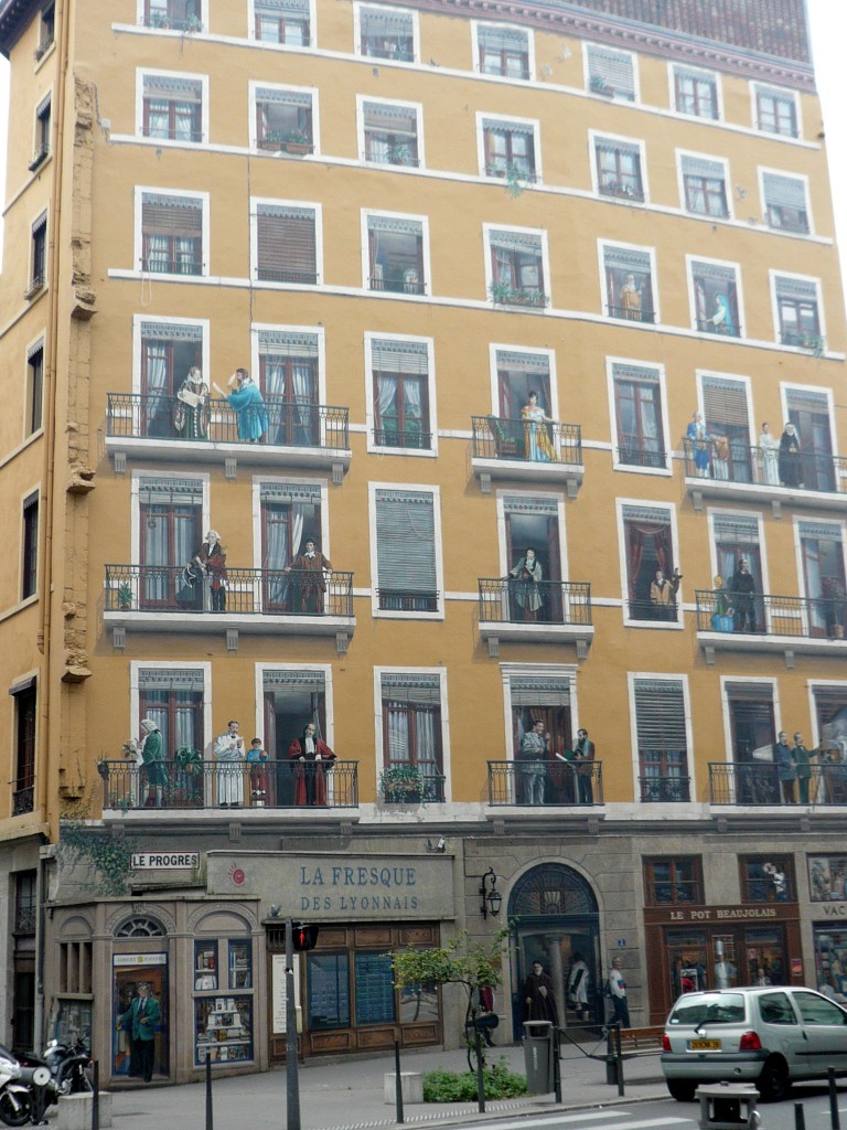 Lyon, France ,building of the Lyonnais